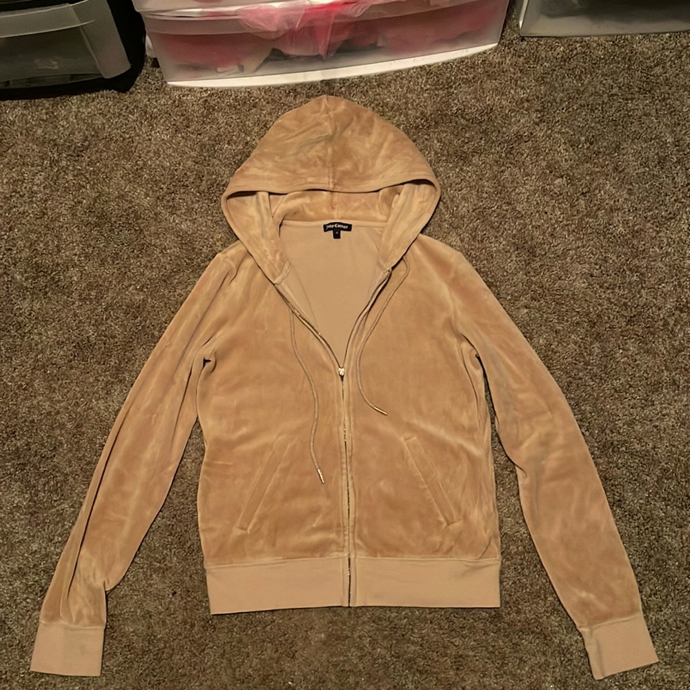 !!!!!RARE & VINTAGE!!!!!! Juicy Couture Nude Velour Tracksuit